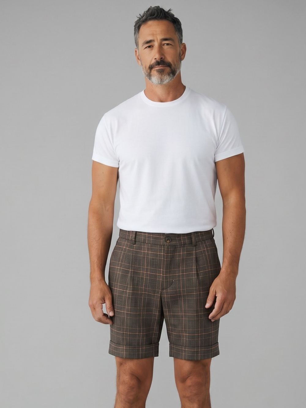 NWT 28-36 MR TURK Oliver2 Short Terrazzo Twill Designer Shorts Resortwear